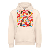 Sandshell back to school seamless pattern 6 (3600x3600) Urban Hoodie - AdoDesignShop
