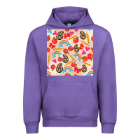Tulip back to school seamless pattern 6 (3600x3600) Urban Hoodie - AdoDesignShop