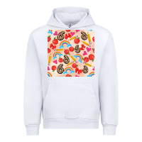 White back to school seamless pattern 6 (3600x3600) Urban Hoodie - AdoDesignShop