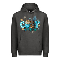 Charcoal Heather cozy season Premium Hoodie - AdoDesignShop