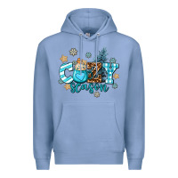 Colony Blue cozy season Premium Hoodie - AdoDesignShop