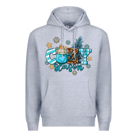 Heather Grey cozy season Premium Hoodie - AdoDesignShop