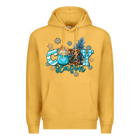 Mustard cozy season Premium Hoodie - AdoDesignShop
