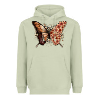 Matcha melanin  butterfly Heavyweight Hoodie - Zillion Design Studio