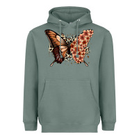 Sage melanin  butterfly Heavyweight Hoodie - Zillion Design Studio