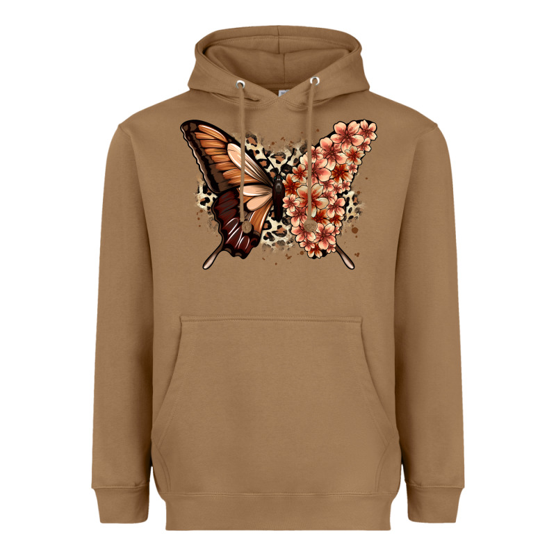 Melanin  Butterfly Heavyweight Hoodie by Zillion Design Studio | Teevron