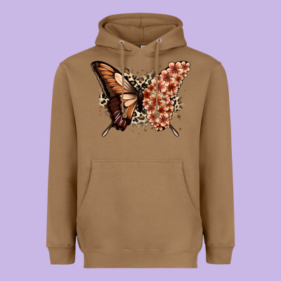 Heavyweight Hoodie melanin  butterfly
