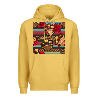 Antique Gold mexican gnomes seamless pattern Premium Hoodie - BundleAndBundleShop