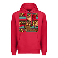 Cardinal mexican gnomes seamless pattern Premium Hoodie - BundleAndBundleShop