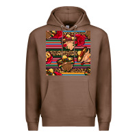 Chestnut mexican gnomes seamless pattern Premium Hoodie - BundleAndBundleShop