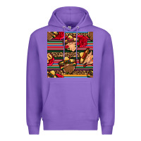 Purple mexican gnomes seamless pattern Premium Hoodie - BundleAndBundleShop