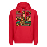 Red mexican gnomes seamless pattern Premium Hoodie - BundleAndBundleShop