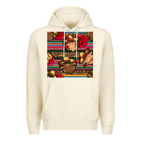 Sandshell mexican gnomes seamless pattern Premium Hoodie - BundleAndBundleShop