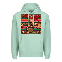 Seafoam mexican gnomes seamless pattern Premium Hoodie - BundleAndBundleShop