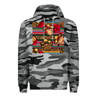 Slate Camo mexican gnomes seamless pattern Premium Hoodie - BundleAndBundleShop