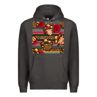 Smoke mexican gnomes seamless pattern Premium Hoodie - BundleAndBundleShop