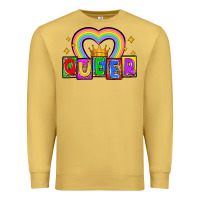 Antique Gold queer Premium Sweatshirt - Zillion Design Studio