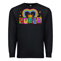 Black queer Premium Sweatshirt - Zillion Design Studio