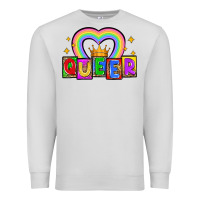 Dove Grey queer Premium Sweatshirt - Zillion Design Studio