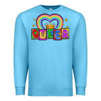 Ocean Blue queer Premium Sweatshirt - Zillion Design Studio