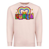 Pale Pink queer Premium Sweatshirt - Zillion Design Studio