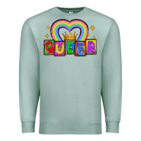 Seafoam queer Premium Sweatshirt - Zillion Design Studio