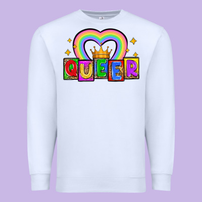 Queer Premium Sweatshirt Designed By Zillion Design Studio