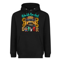 Black worlds greatest school bus driver Heavyweight Hoodie - texasbilliewilder