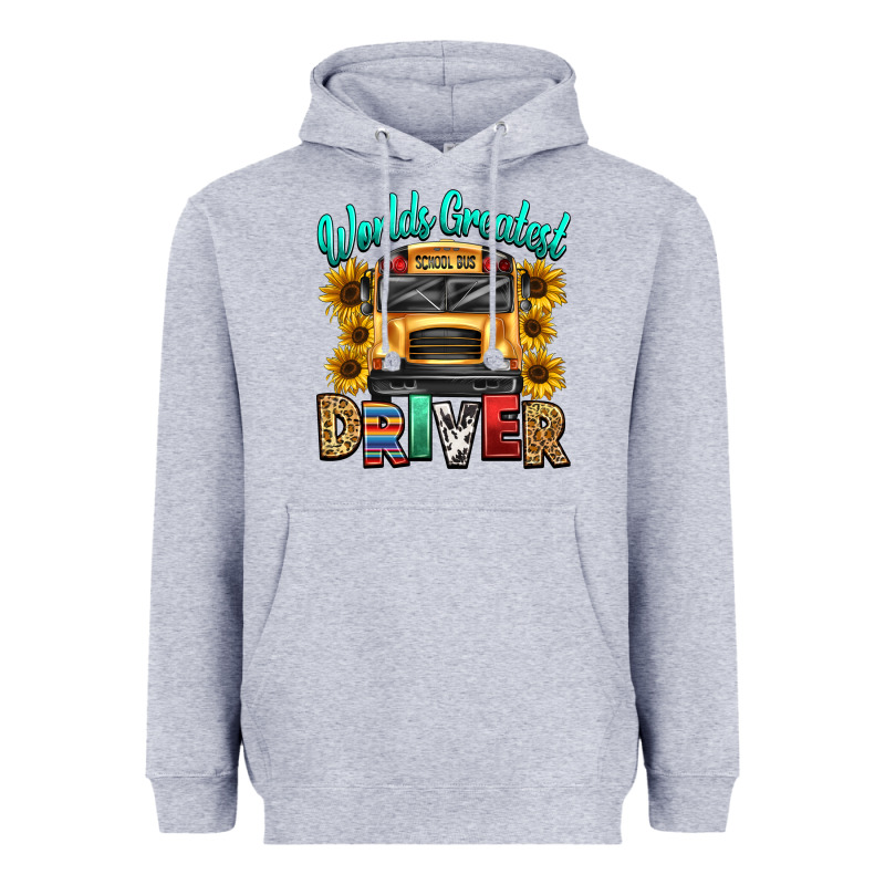 Worlds Greatest School Bus Driver Heavyweight Hoodie by texasbilliewilder | Teevron