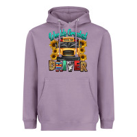 Lavender worlds greatest school bus driver Heavyweight Hoodie - texasbilliewilder