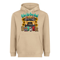 Mushroom worlds greatest school bus driver Heavyweight Hoodie - texasbilliewilder