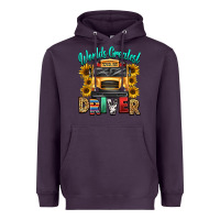 Plum worlds greatest school bus driver Heavyweight Hoodie - texasbilliewilder