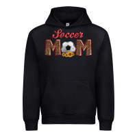Black soccer mom with ball and sunflower Urban Hoodie - Artiststas