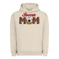 Pigment French Oak soccer mom with ball and sunflower Urban Hoodie - Artiststas