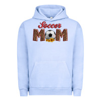 Pigment Grape Ice soccer mom with ball and sunflower Urban Hoodie - Artiststas