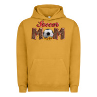 Pigment Peanut Butter soccer mom with ball and sunflower Urban Hoodie - Artiststas