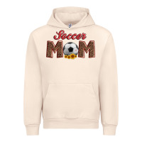 Soccer Mom With Ball And Sunflower Urban Hoodie | Teevron