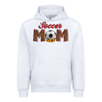 White soccer mom with ball and sunflower Urban Hoodie - Artiststas