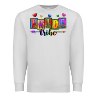 Dove Grey pride tribe Premium Sweatshirt - Zillion Design Studio