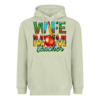 Matcha wife mom teacher Heavyweight Hoodie - texasbilliewilder