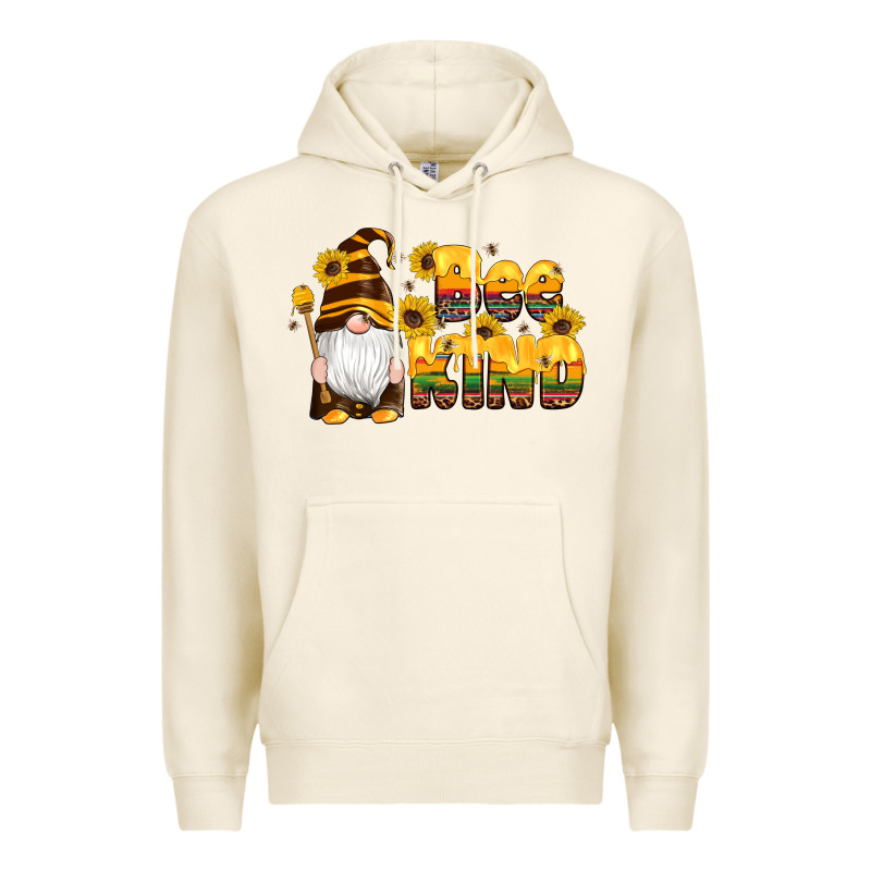 Western Bee Kind Gnomes Bee Honey Sunflowers Leopard Serape Premium Hoodie by Artiststas | Teevron