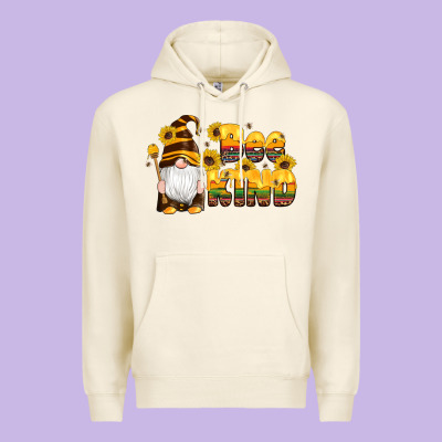 Western Bee Kind Gnomes Bee Honey Sunflowers Leopard Serape Premium Hoodie Designed By Artiststas