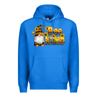 True Royal western bee kind gnomes bee honey sunflowers leopard serape Premium Hoodie - Artiststas