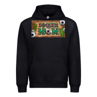 Black soccer mom with ball and cactus and serape licanse plate Urban Hoodie - Artiststas