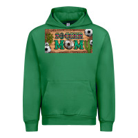 Emerald soccer mom with ball and cactus and serape licanse plate Urban Hoodie - Artiststas