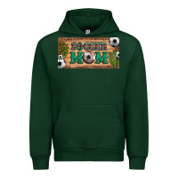 Forest Green soccer mom with ball and cactus and serape licanse plate Urban Hoodie - Artiststas