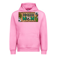 Fuchsia Pink soccer mom with ball and cactus and serape licanse plate Urban Hoodie - Artiststas