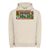 Pigment French Oak soccer mom with ball and cactus and serape licanse plate Urban Hoodie - Artiststas
