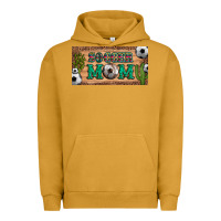 Pigment Peanut Butter soccer mom with ball and cactus and serape licanse plate Urban Hoodie - Artiststas