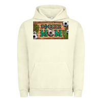 Pigment Pistachio soccer mom with ball and cactus and serape licanse plate Urban Hoodie - Artiststas